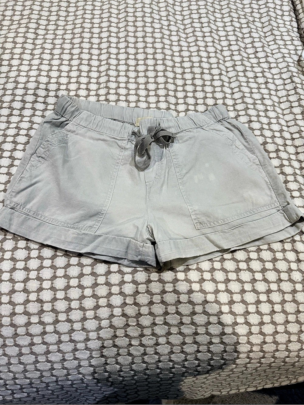 Cloth & Stone Gray Drawstring Pull On Shorts Size S